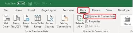 Excel - Queries & Connections