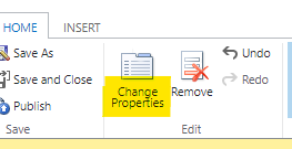 Change Field Properties