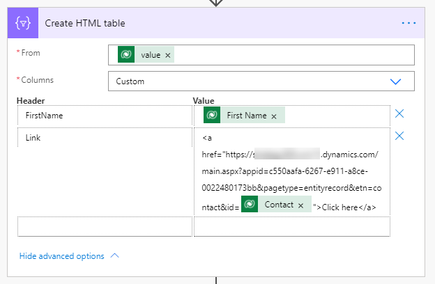 Create Link