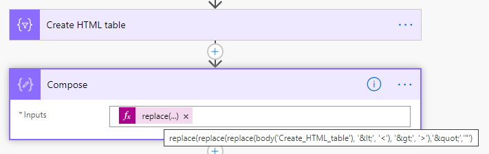 Replace HTML