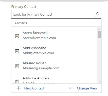 Current Lookup Experience